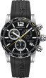 Correa de reloj Certina C603018742 Caucho Negro