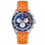 Correa de reloj Tag Heuer CAZ101B Caucho Naranja 21.5mm