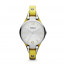 Fossil correa de reloj ES3220 Cuero Amarillo 8mm