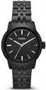 Correa de reloj Fossil FS4820 Acero inoxidable Negro 18mm