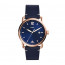 Fossil correa de reloj FS5274 Cuero Azul  22mm