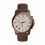 Fossil correa de reloj FS5344 Cuero Marrón + costura marrón