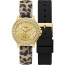 Correa de reloj Guess GW0660L2 / W0660L2 / Jewel Set Cuero Leopardo 16mm
