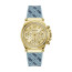 Correa de reloj Guess GW0699L1 / W0699L1 / Charisma Caucho Azul claro 14mm