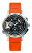 Correa de reloj Hamilton H691.766.100.H691766100 Caucho Naranja 22mm