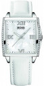 Correa de reloj Hugo Boss 659302209 / 2209 / HB-91-3-14-2207S Cuero Blanco 18mm