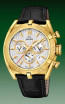 Correa de reloj Jaguar J858-1 / J858-3 Cuero Negro