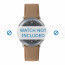 Junghans correa de reloj 027/3401.00 Cuero Beige 20mm + costura predeterminada