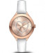 Correa de reloj Michael Kors MK2645 Cuero Blanco 14mm