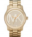 Correa de reloj Michael Kors MK5473 Acero inoxidable Chapado en oro 24mm