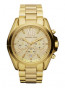 Correa de reloj Michael Kors MK5605 Acero inoxidable Chapado en oro 22mm