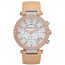 Michael Kors correa de reloj MK5633 Cuero Beige + costura predeterminada