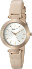 Correa de reloj DKNY NY2457 Cuero Beige 10mm