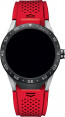 Correa de reloj Tag Heuer SAR8A80/1 / FT6057 Caucho Rojo