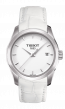 Correa de reloj Tissot T0352101601100A / T610031403 / T600031399 Piel de cocodrilo Blanco 18mm