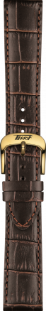 Correa de reloj Tissot T1184103627700 / T600042561 Cuero Marrón 20mm