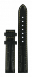 Correa de reloj Tissot T0073091605300 Cuero Negro 15mm