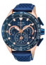 Correa de reloj Pulsar VK63-X001-PU2082X1 Cuero Azul