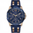 Guess correa de reloj W0366G4 Silicona Azul  24mm