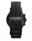 Armani correa de reloj AR2461 Cuero Negro 24mm