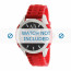Armani correa de reloj AX1227 Caucho / plástico Rojo 22mm