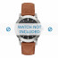 Burberry correa de reloj BU9905 Cuero Marrón + costura marrón