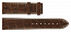 Certina correa de reloj C610007729 XL Cuero Marrón 20mm + costura blanca