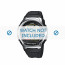 Casio correa de reloj WV-58E-1AVEF / WV-58E-1A  Goma Negro 27mm 
