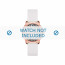 Diesel correa de reloj DZ5551 Cuero Blanco