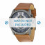 Diesel correa de reloj DZ4279 Cuero Marrón 26mm