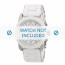 Diesel correa de reloj DZ5306 Acero inoxidable Blanco 22mm
