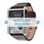Diesel correa de reloj DZ7174 Cuero Marrón 28mm