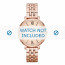 Fossil correa de reloj ES-3435 Acero Dorado (Rosé) 14mm 