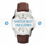Fossil correa de reloj ME3052 Cuero Marrón 22mm + costura marrón