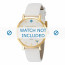 Kate Spade New York correa de reloj 1YRU0765 / METRO Cuero Blanco