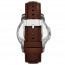 Fossil correa de reloj ME3052 Cuero Marrón 22mm + costura marrón