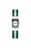 Lacoste correa de reloj 2000317 / LC-06-3-14-0011 Cuero Verde 13mm + costura verde