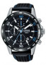 Lorus correa de reloj VD57X076-RM305DX9 Cuero Negro + costura azul